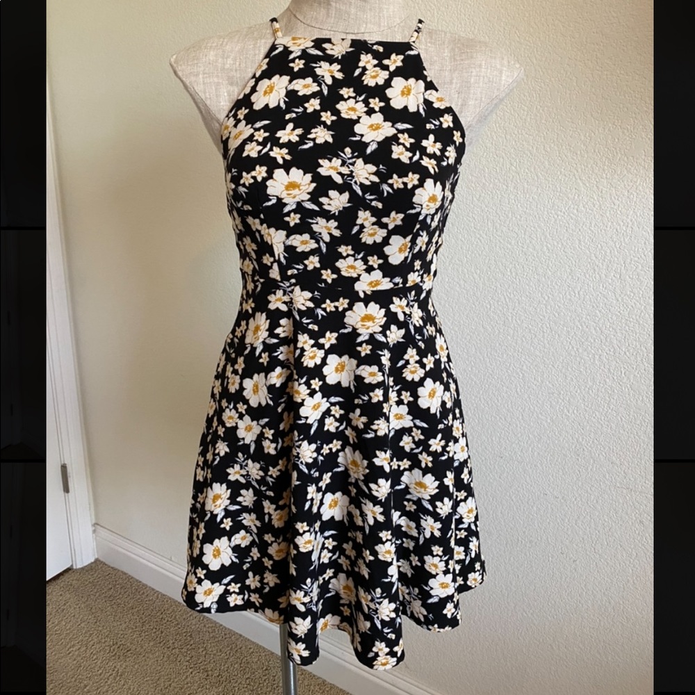 Cute floral summer dress-S